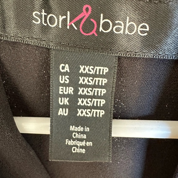 Black Stork and Babe maternity dress in XXS - Picture 9 of 10